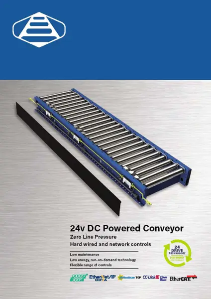 24V DC Powered Conveyor Brochure V1.0 Download