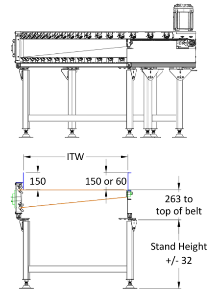 Belt Bend Technical Drawing