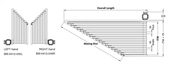 Belt Mitre Technical Drawing